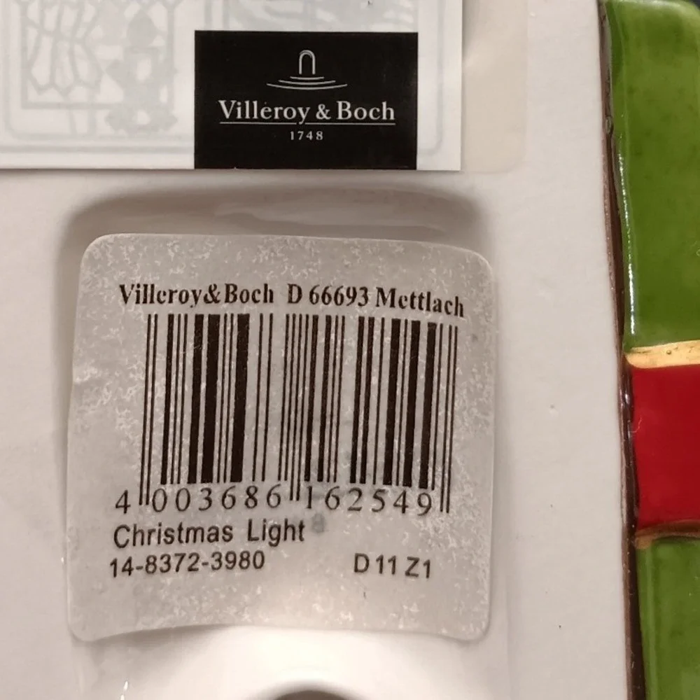 Villeroy & Boch Christmas Light Santa on Sleigh Tea Light Holder 14-8372-3980